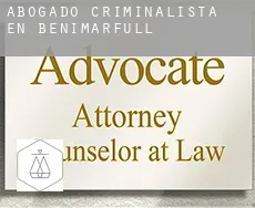 Abogado criminalista en  Benimarfull