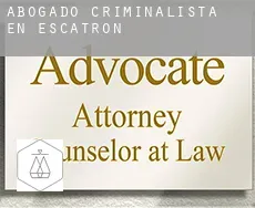 Abogado criminalista en  Escatrón