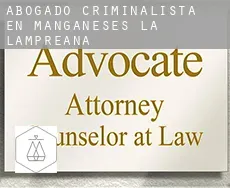Abogado criminalista en  Manganeses de la Lampreana