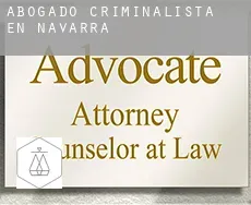 Abogado criminalista en  Navarra