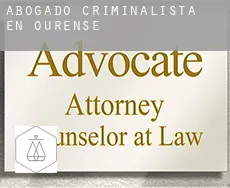 Abogado criminalista en  Ourense