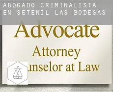 Abogado criminalista en  Setenil de las Bodegas