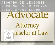 Abogado de lesiones personales en  Arenys de Lledó / Arens de Lledó