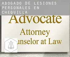 Abogado de lesiones personales en  Chequilla
