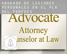 Abogado de lesiones personales en  el Pla del Penedès