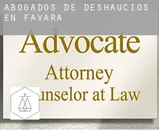 Abogados de deshaucios en  Favara