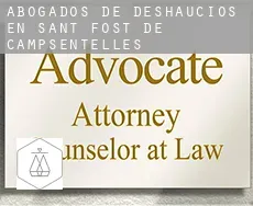 Abogados de deshaucios en  Sant Fost de Campsentelles