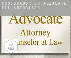 Procurador en  Albalate del Arzobispo
