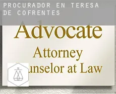 Procurador en  Teresa de Cofrentes