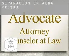 Separación en  Alba de Yeltes
