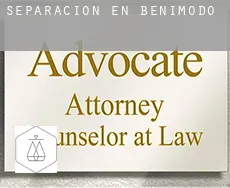 Separación en  Benimodo