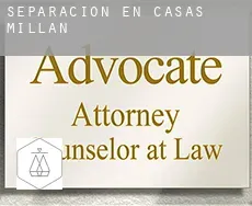 Separación en  Casas de Millán