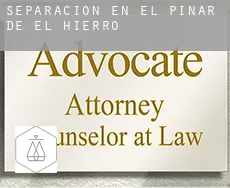 Separación en  El Pinar de El Hierro