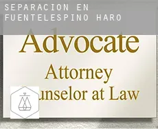 Separación en  Fuentelespino de Haro