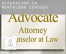 Separación en  Montalbán de Córdoba
