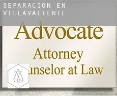 Separación en  Villavaliente