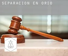 Separación en  Orio