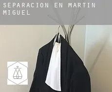 Separación en  Martín Miguel
