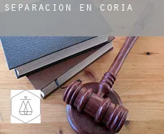 Separación en  Coria