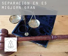 Separación en  es Migjorn Gran