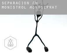 Separación en  Monistrol de Montserrat