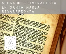 Abogado criminalista en  Santa María Rivarredonda
