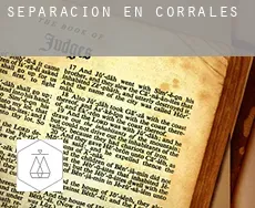 Separación en  Corrales