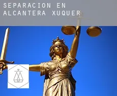 Separación en  Alcàntera de Xúquer