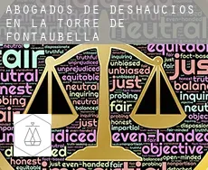 Abogados de deshaucios en  la Torre de Fontaubella