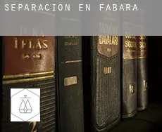 Separación en  Fabara