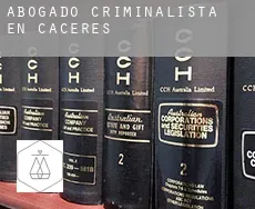 Abogado criminalista en  Cáceres