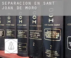 Separación en  Sant Joan de Moró