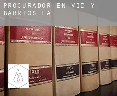 Procurador en  Vid y Barrios (La)