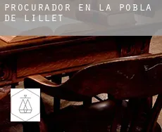 Procurador en  la Pobla de Lillet