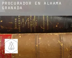 Procurador en  Alhama de Granada