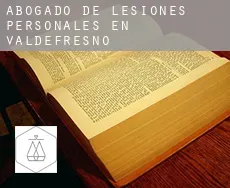 Abogado de lesiones personales en  Valdefresno
