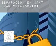 Separación en Sant Joan de Vilatorrada