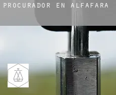 Procurador en  Alfafara