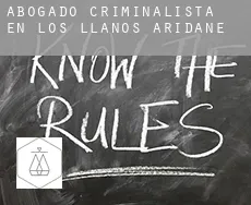 Abogado criminalista en  Los Llanos de Aridane