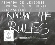 Abogado de lesiones personales en  Fuente del Maestre
