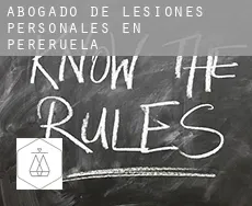Abogado de lesiones personales en  Pereruela