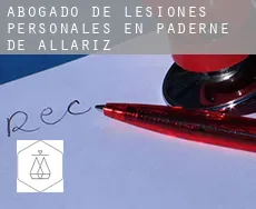 Abogado de lesiones personales en  Paderne de Allariz