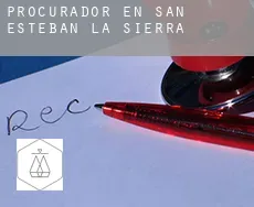 Procurador en  San Esteban de la Sierra