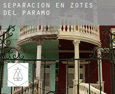 Separación en  Zotes del Páramo