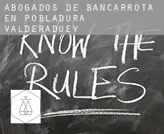 Abogados de bancarrota en  Pobladura de Valderaduey