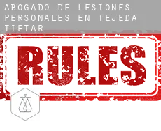 Abogado de lesiones personales en  Tejeda de Tiétar