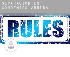 Separación en  Condemios de Arriba