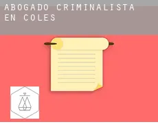 Abogado criminalista en  Coles
