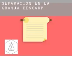 Separación en  la Granja d'Escarp
