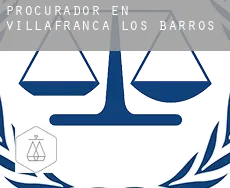 Procurador en  Villafranca de los Barros